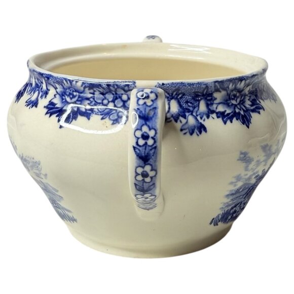 English Village Salem China Co Sugar Bowl With Lid & Creamer Set England Vintage - Picture 7 of 16